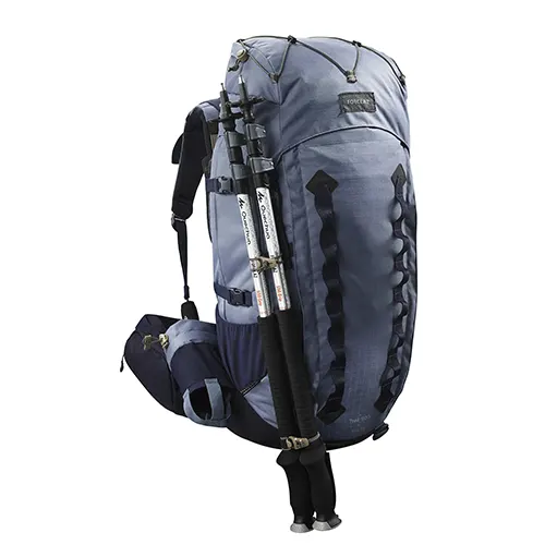 mochila montana y trekking 50l10l forclaz mt900 sybium funda impermeable